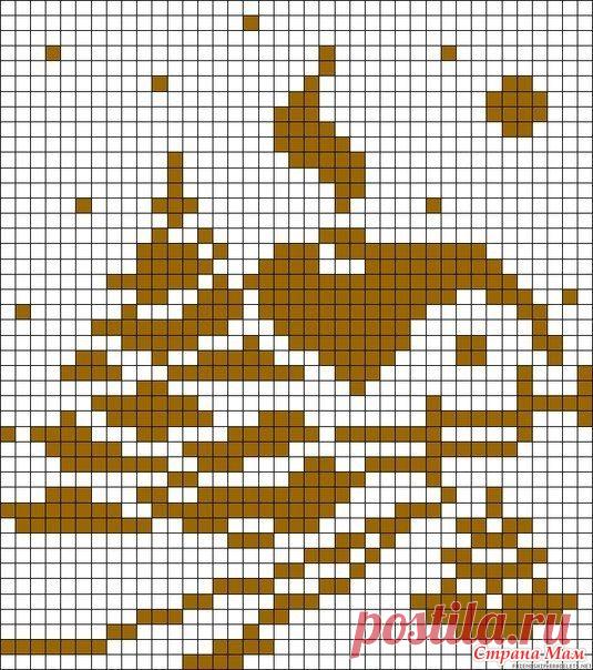 Новогодние схемы салфеток. Филейка. - Страна Мам