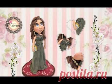 1ª Parte Como hacer una madrina con traje de fiesta Creaciones Mamen