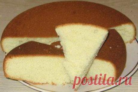Как приготовить пышный бисквит.