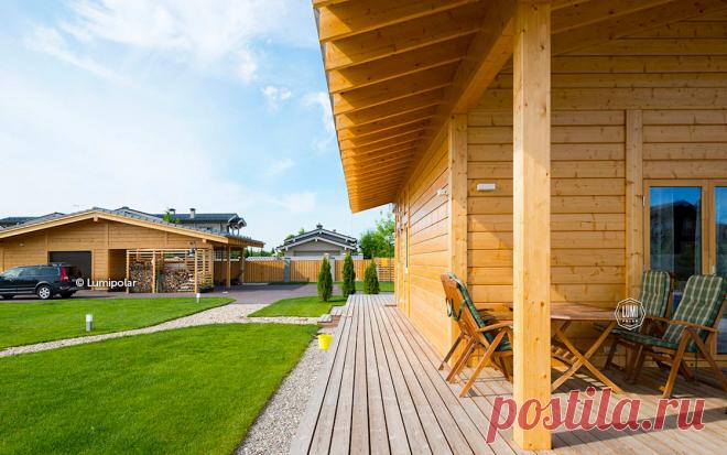 Небольшая терраса, где можно расположиться летом: tерраса в . автор – lumi polar | homify