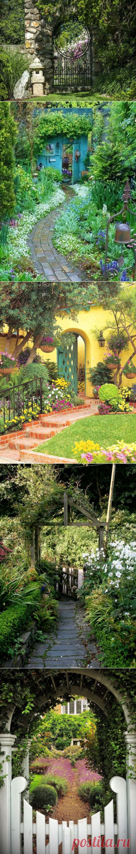 35 Beautiful Flower Garden Gate Ideas, Designs and Pictures - Home and Gardens