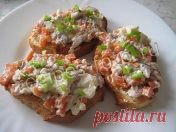 Бутерброды с селедкой как с красной икрой