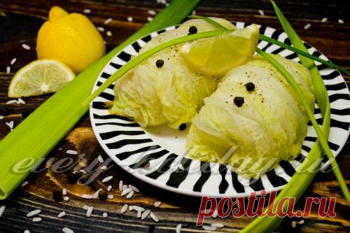 Голубцы из китайской капусты, рецепт пошагово с фото