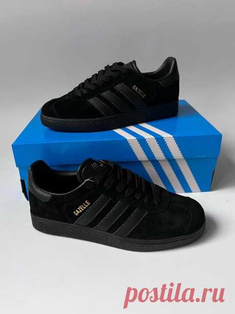 Adidas gazelle черные