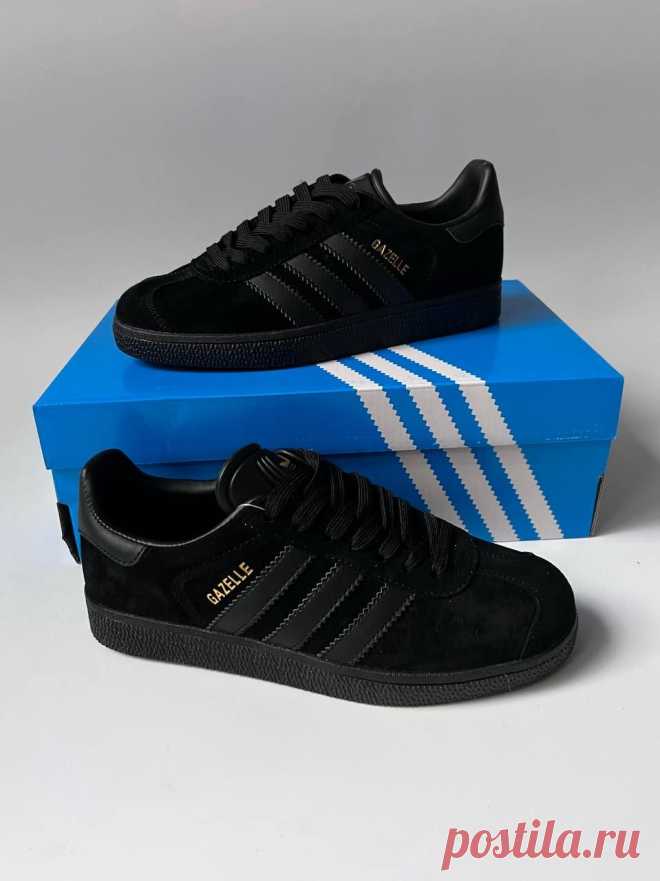 Adidas gazelle черные