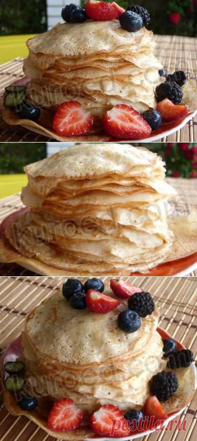 РЕЦЕПТЫ | Блины кефирные