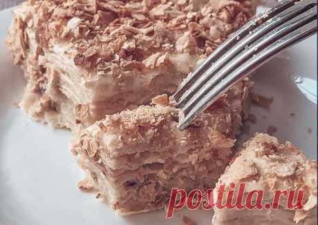 Торт наполеон без выпечки🎂 - пошаговый рецепт с фото. Автор рецепта kozhanchikk . - Cookpad