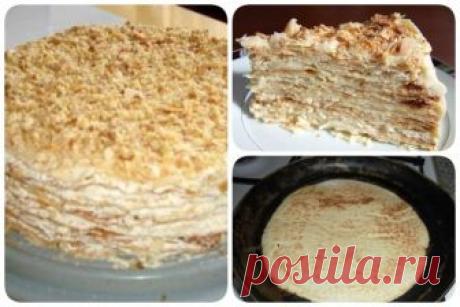 Супер - рецепт. «Наполеон» на сковородке. Проще некуда! - interesno.win Этим рецептом со мной поделилась много лет назад мама моей подруги! С...