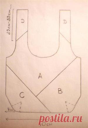 Dublirin-Шьем сами-Сумка-маечка