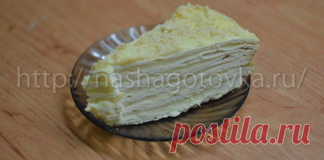 Торт Наполеон домашний. Простой рецепт очень вкусного торта.