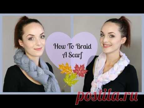 How To Braid A Scarf | JennaJMac