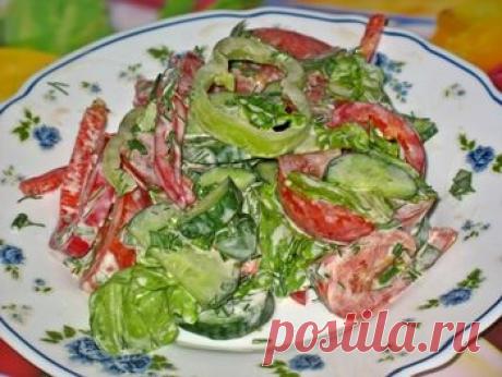 Салат из свежих овощей