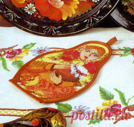 Прихватка Матрешка