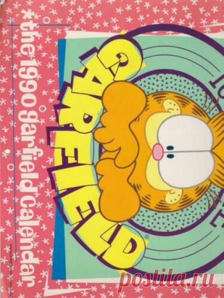 100% Pure Garfield - The 1990 Garfield calendar \ United Feature Syndacate 1989 | eBay