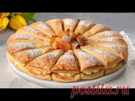 Яблочный пирог, который тает во рту! Все ищут этот рецепт! Просто и вкусно.