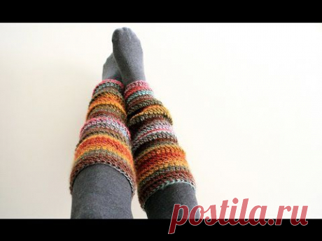 Beginner Crochet Leg Warmers