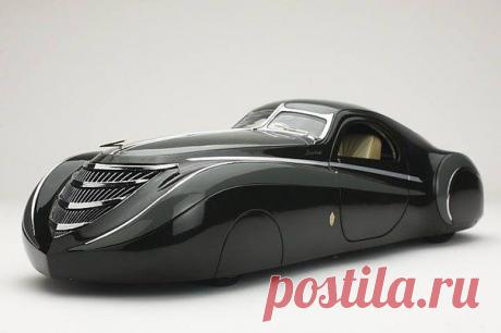1939 Duesenberg Coupe Simone Midnight Ghost
