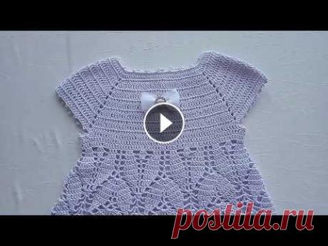 Детское платье вязаное крючком Детское платье вязаное крючком...