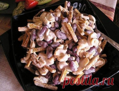 Салат “Мгновенный” – удивит своим вкусом, особенно мужчин!