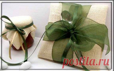 Поделки из мешковины. Красота и элегантность | Искусница