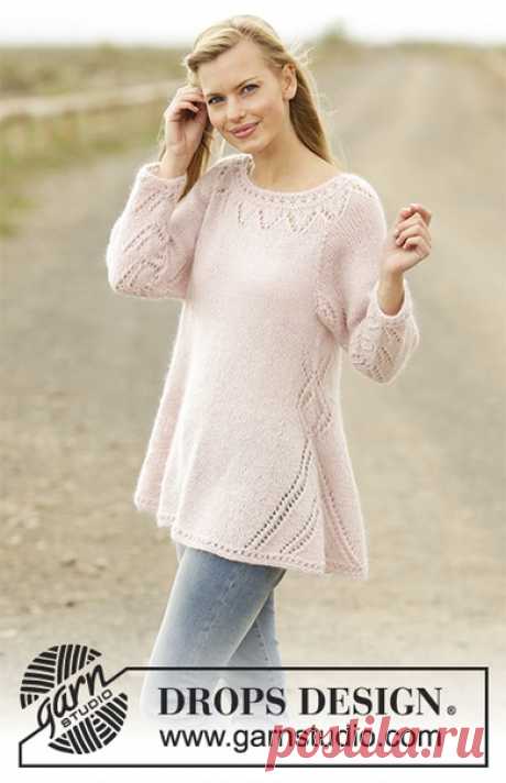 Свитер Pastel Elegance

Размеры: S - M - L - XL - XXL - XXXL

Материалы:пряжа DROPS ALPACA от Garnstudio 250-300-300-350-350-400 грамм, цвет № 3112, "пыльнаяроза"; атакжепряжа DROPS KID-SILK 100-125-125-150-150-175 грамм, цвет № 01, белый; чулочныеикруговыеспицы (60 и 80 см) № 5 мм; спицы № 4 мм - дляпланокплаточнойвязкой

Плотность вязания – 17 п. х 22 р. лицевой гладью обоими видами пряжи (в 2 нити) = 10 см х 10 см.
Платочная вязка (при круговом вязании): 1 платочный ряд...
