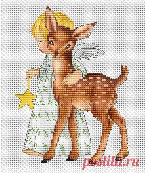 ОЛЕНЕНОК И ДЕВОЧКА