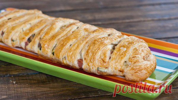 Яичница в слоеном тесте - оригинальный и вкусный завтрак.