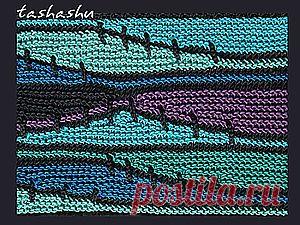 МК Волны из остатков пряжи. - Ярмарка Мастеров - ручная работа, handmade