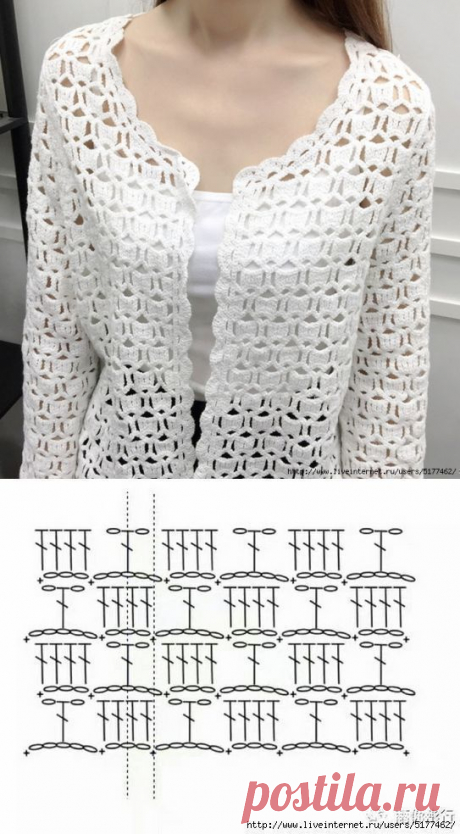 Вязаные туники со схемами узоров — Сделай сам, идеи для творчества - DIY Ideas