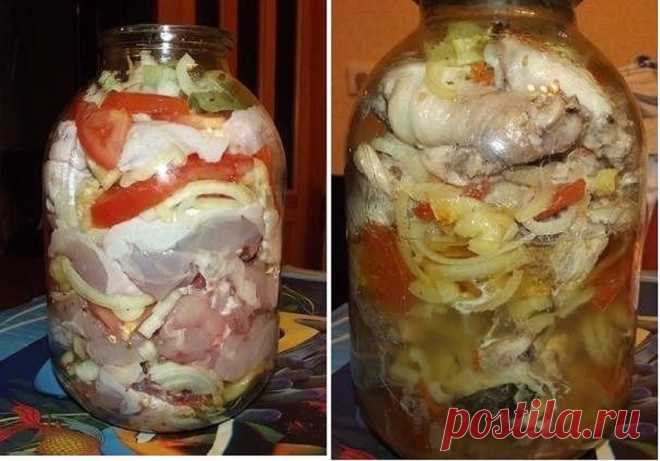 Курица в банке - невероятно вкусно и просто!