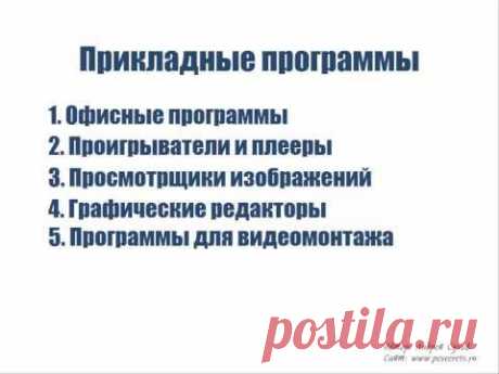 Какие программы нужны на компьютере? | Компьютер для начинающих. Обучение работе на компьютере