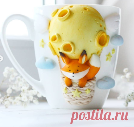 Декор фарфоровой чашки "Маленький принц"
Автор @iris_jam_
