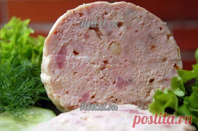 Домашняя куриная колбаса другая