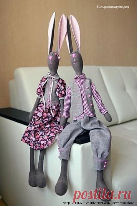 Зайцы. Выкройки ч.3