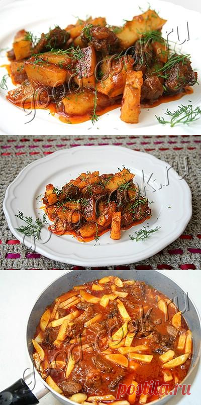 азу по-татарски, рецепт приготовления