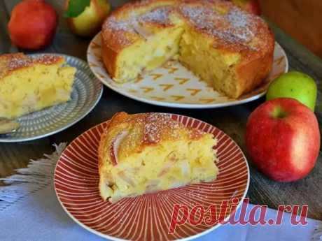 Яблочная шарлотка по-молдавски: просто готовить, вкусно есть, и красиво смотрится на столе - Будет вкусно - Медиаплатформа МирТесен