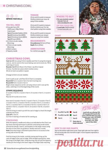 "Зимняя сказка" очередного выпуска журнала Simply Knitting. | Asha. Вязание, дизайн и романтика в фотографиях.🌶 | Дзен