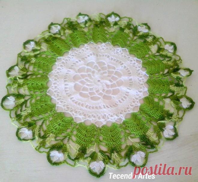 Сотка Искусства вязания Крючком: Скатерти