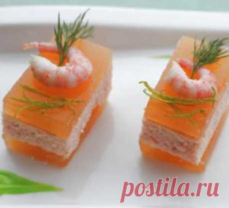 Мусс из креветок и семги с грейпфрутовым желе, пошаговый рецепт с фото Мусс из креветок и семги с грейпфрутовым желе. Пошаговый рецепт с фото, удобный поиск рецептов на Gastronom.ru