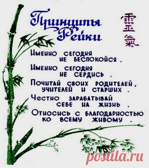5 ПРИНЦИПОВ РЭЙКИ