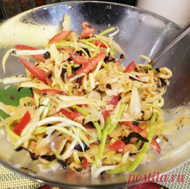 Салат из кабачков и сельдерея - Простые рецепты Овкусе.ру