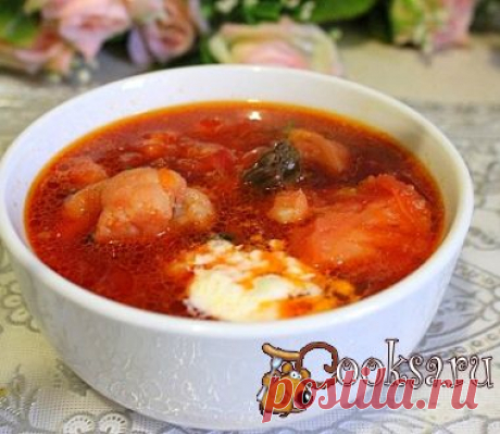 Борщ из цветной капусты фото рецепт приготовления