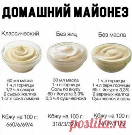 Вкусный и полезный домашний майонез.