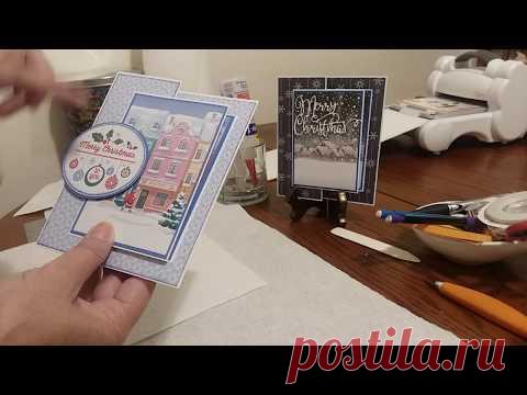 Открытка Новогодняя (двойной зигзаг) | Открытки и упаковка