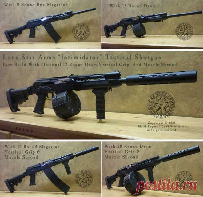 Тактическая "Сайга-12" от Lone Star Arms.