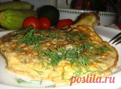 Омлет «Кисть баклажана»