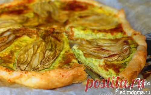 Овощной киш с сыром и цветками цукини  | Кулинарные рецепты от «Едим дома!»