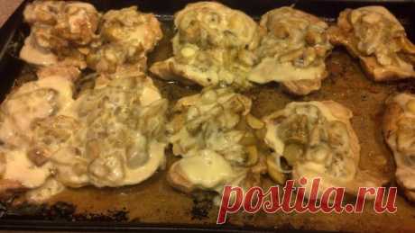 Грудка куриная отбивная с грибами / Блюда из курицы / TVCook: пошаговые рецепты с фото