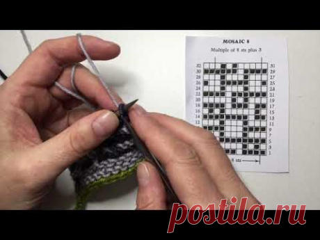 Garter Mosaic Knitting