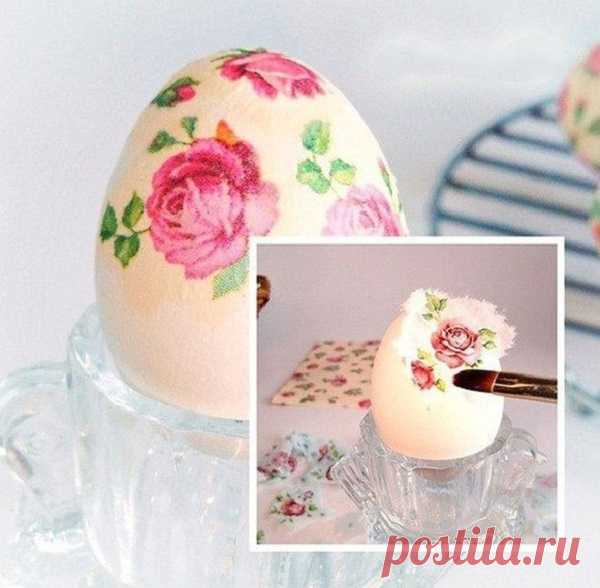 Декупаж яиц